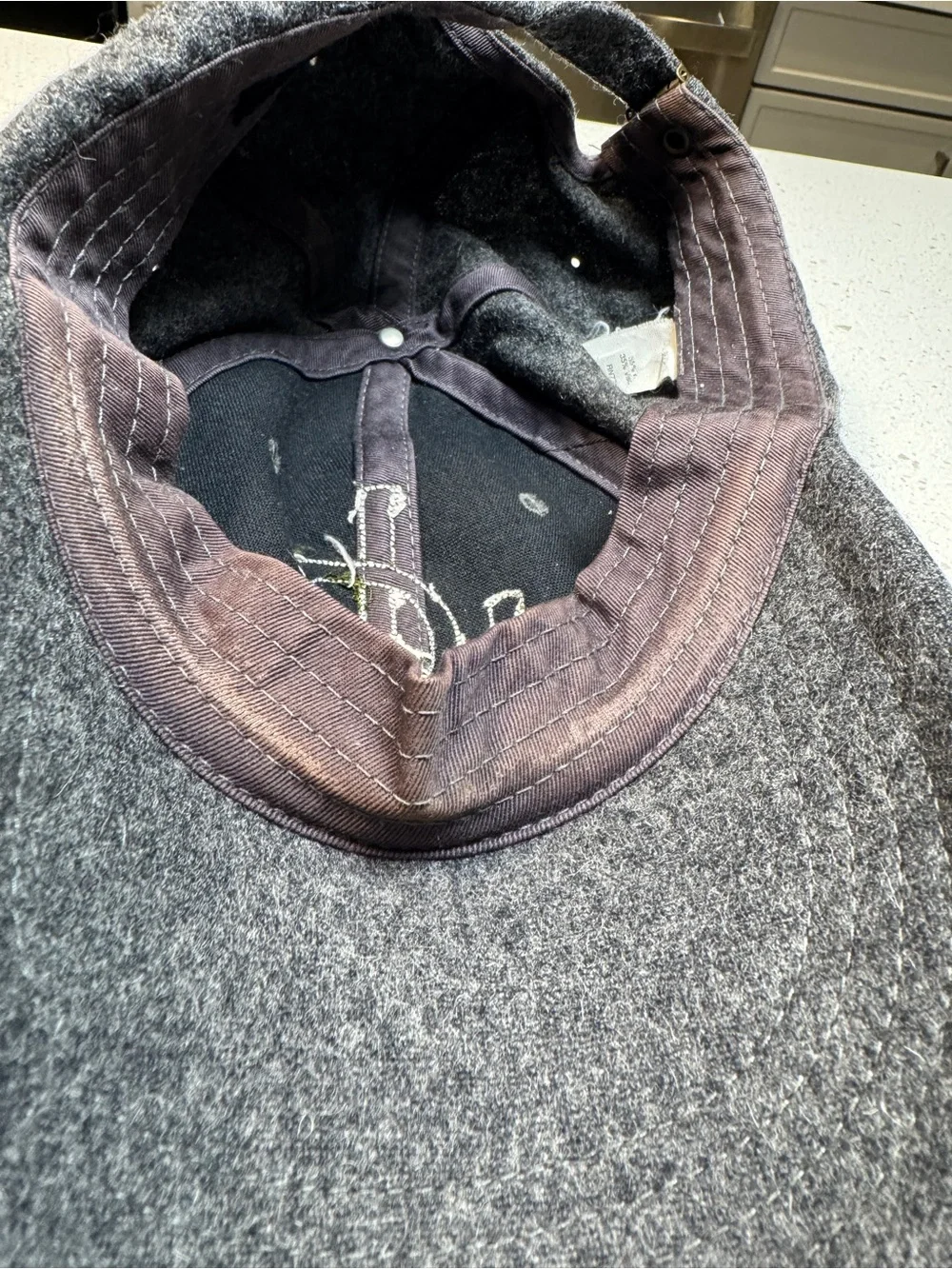 Vintage J Crew Gray Wool Blend Green 